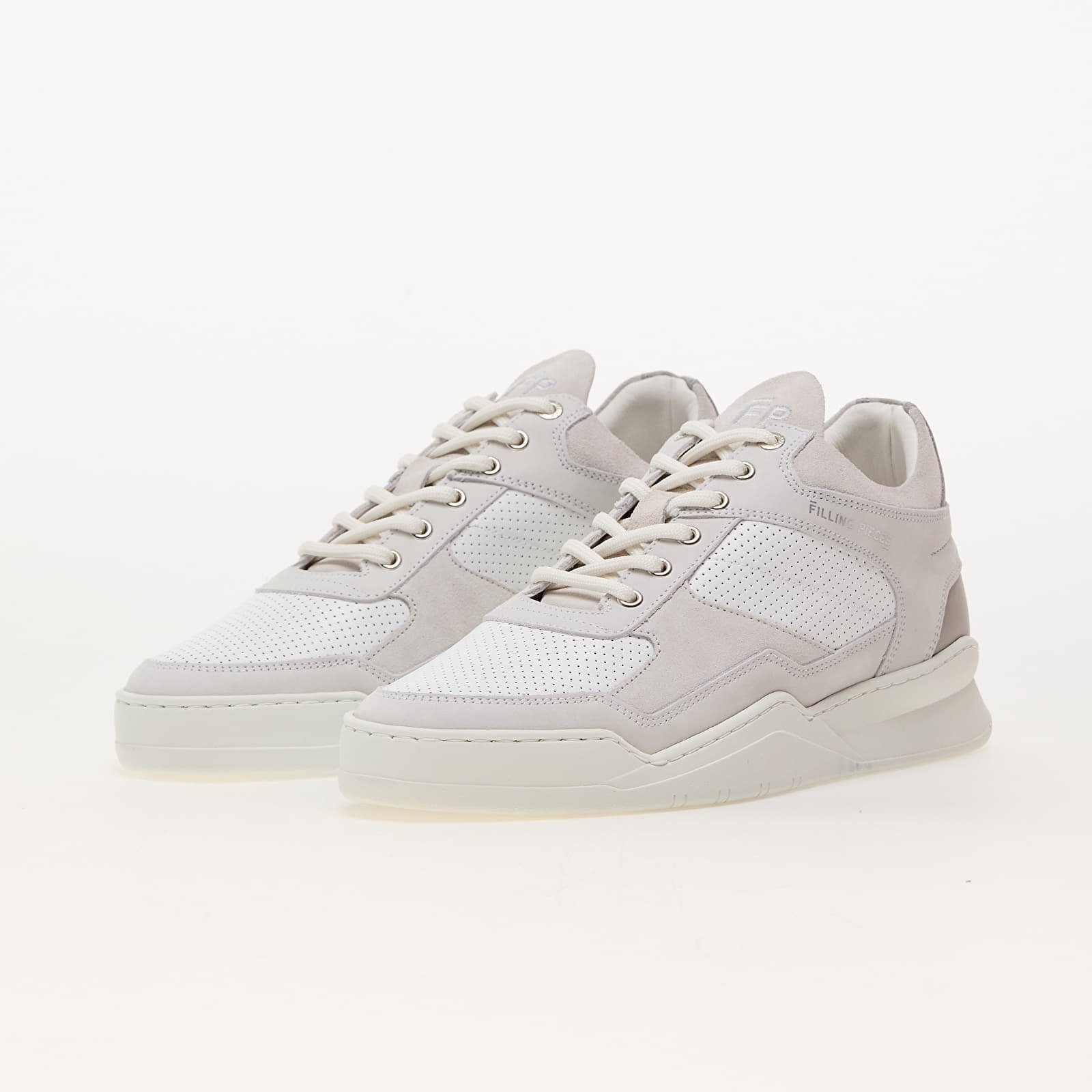 Low Top Ghost Paneled White