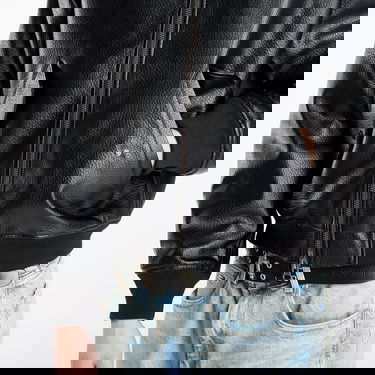 Bomber bunda Wasted Paris Kingdom Faux Leather Bomber Jacket Čierna | WP_000334, 2