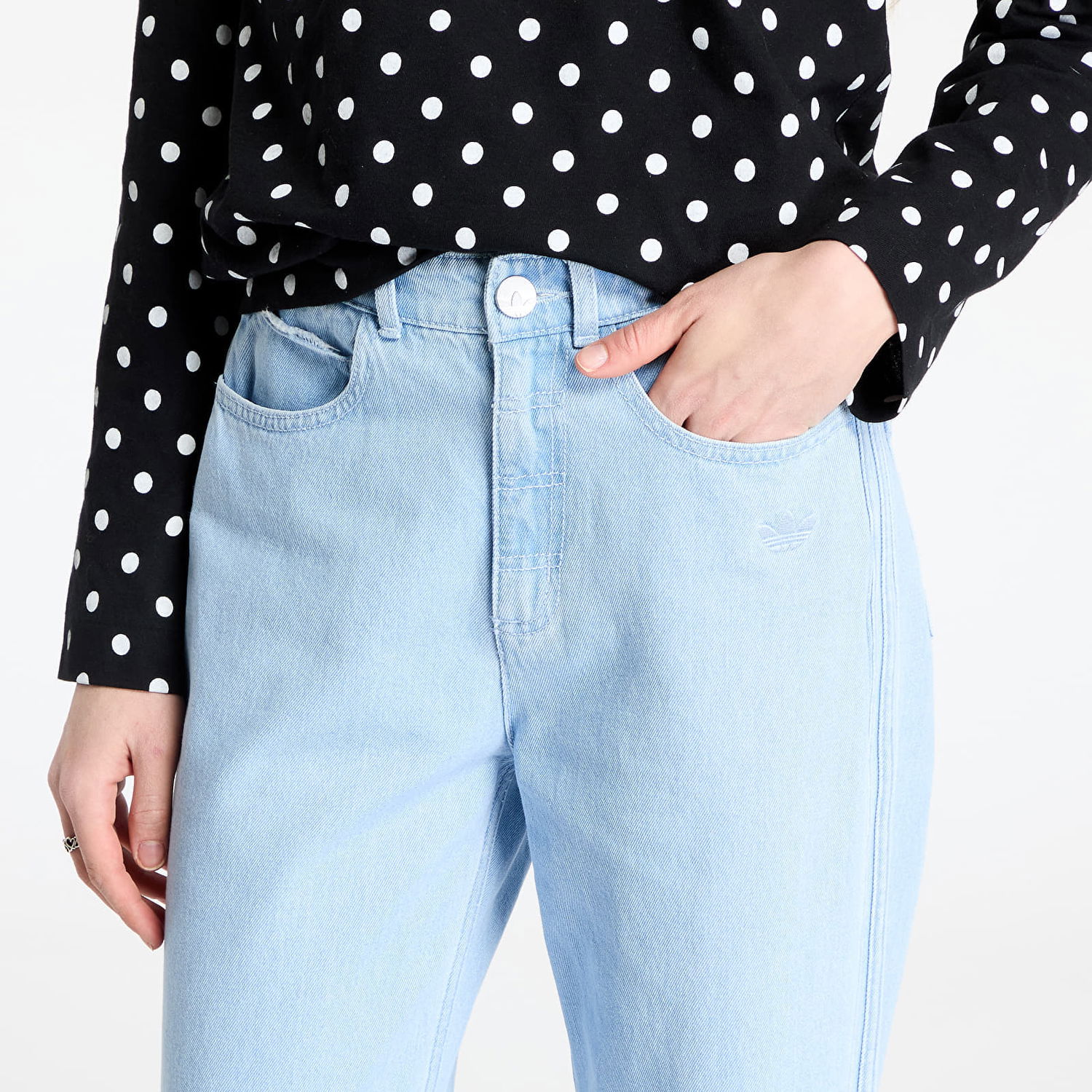 Džínsy adidas Originals adidas Premium Essentials Denim Pants Modrá | JD4757, 1