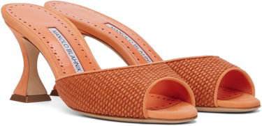 Doplnky Manolo Blahnik Manolo Blahnik Jadara Heeled Sandals Oranžová | 424-1982, 3