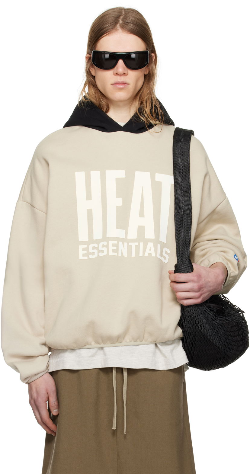 Mikina Fear of God ESSENTIALS NBA Heat Pull Over Hoodie Béžová | 192AL246302F