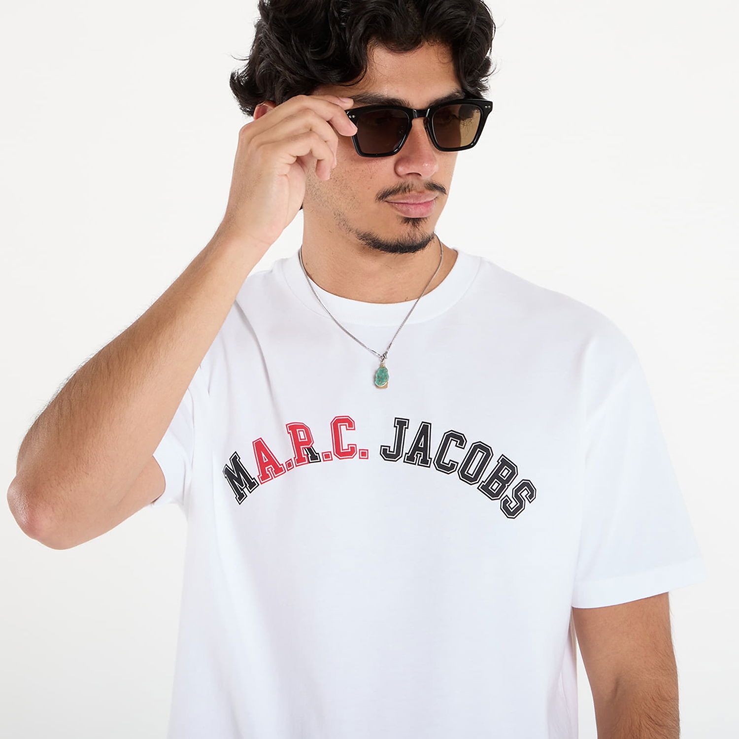 Tričko A.P.C. A.P.C. x Marc Jacobs Boxy Fit T-Shirt XXL Biela | COHKS-H26554 AAB, 1