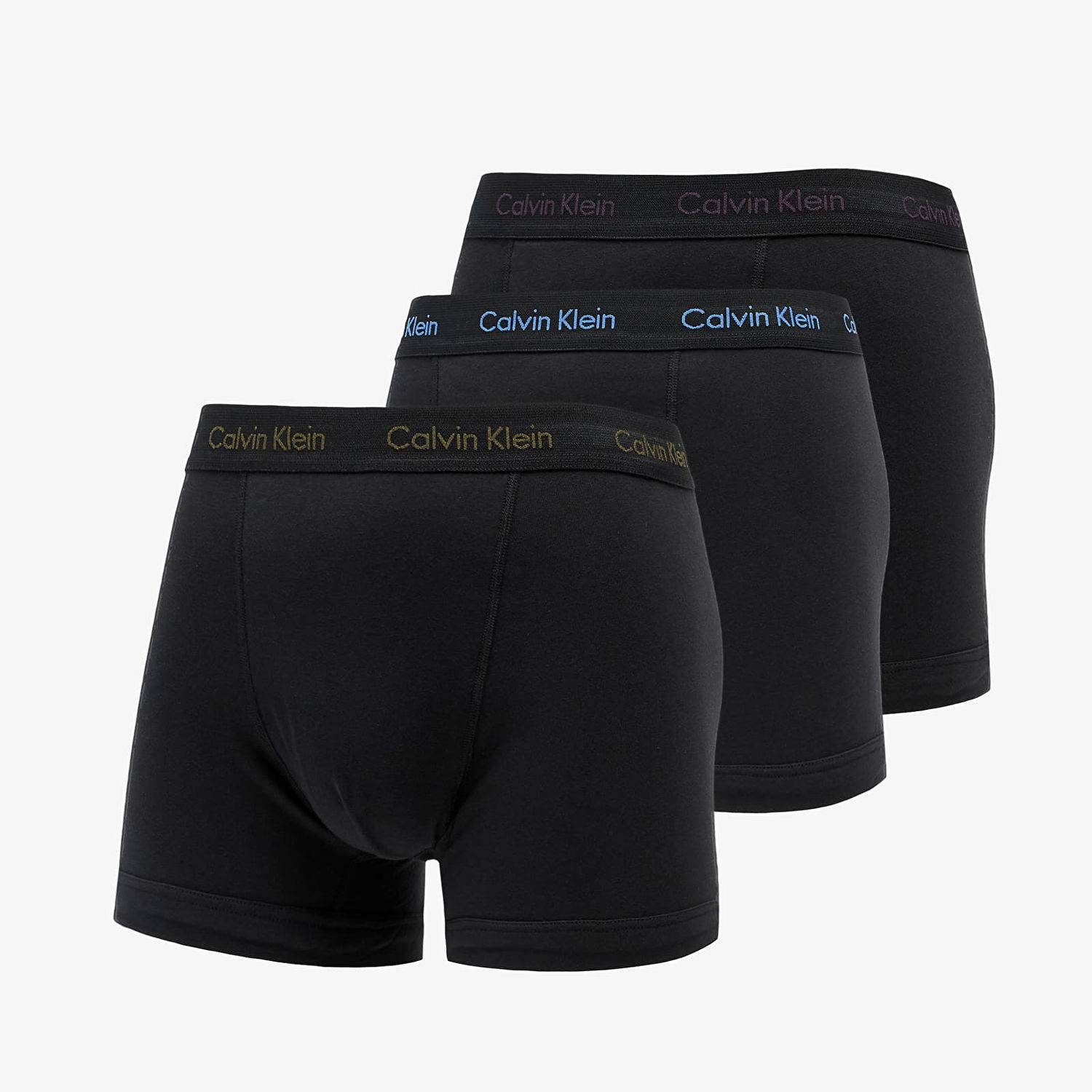 Boxerky CALVIN KLEIN Cotton Stretch Trunk 3Pk Čierna | U2662G WIC, 0