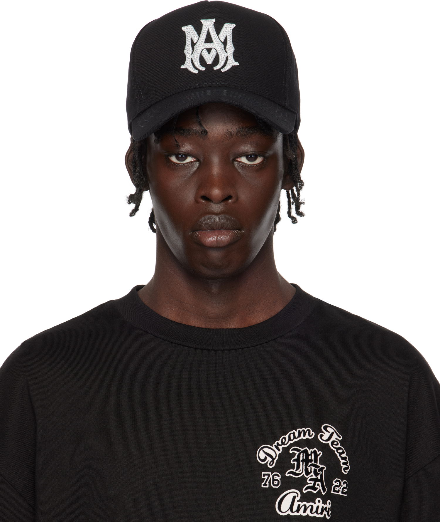 Šiltovka AMIRI Crystal Logo Baseball Cap Čierna | AMHACP1041, 0