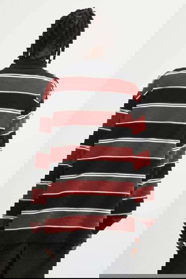 Polo tričko Carhartt WIP Striped Long Sleeve Malone Rugby Shirt Rôznofarebný | I035313.37UXX, 2