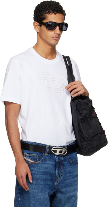 Tričko Diesel T-Adjust-Bigoval T-shirt Biela | A17402-0NJBM-100, 1