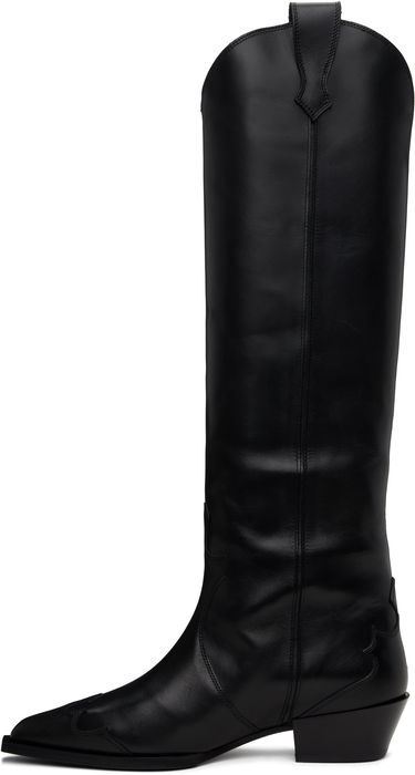 Šaty Aeyde Aeyde Aruna Leather Cowboy Tall Boots Čierna | A11-KB-ARUP40CH-223-800-001, 2