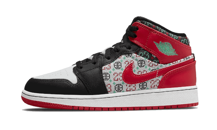 Tenisky a topánky Jordan Air Jordan 1 Mid "Holiday" GS Červená | DM1208-150, 0