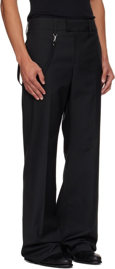 Nohavice Courrèges Courrèges Light Twill Bootcut Trousers Čierna | 325CPA412PL0222, 4