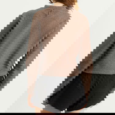 Mikina Satisfy GhostFleece AD Long T-Shirt Hnedá | 21020-FA, 3