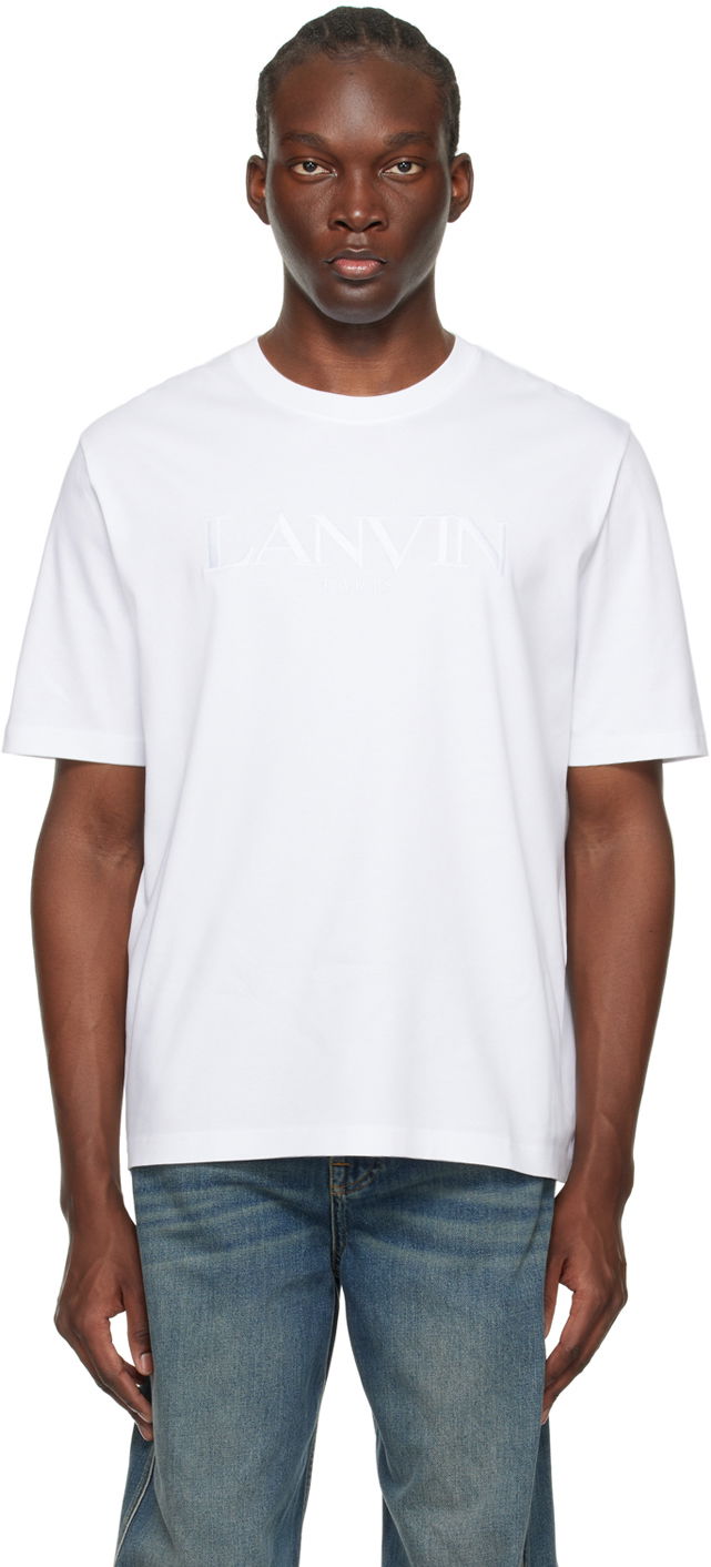 Tričko LANVIN Oversized T-Shirt Biela | RM-TS0010-J208-P24, 0