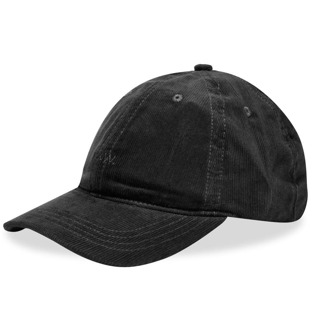 Šiltovka WOOD WOOD Cord Low Profile Cap Čierna | 12130810-9016-9999, 0