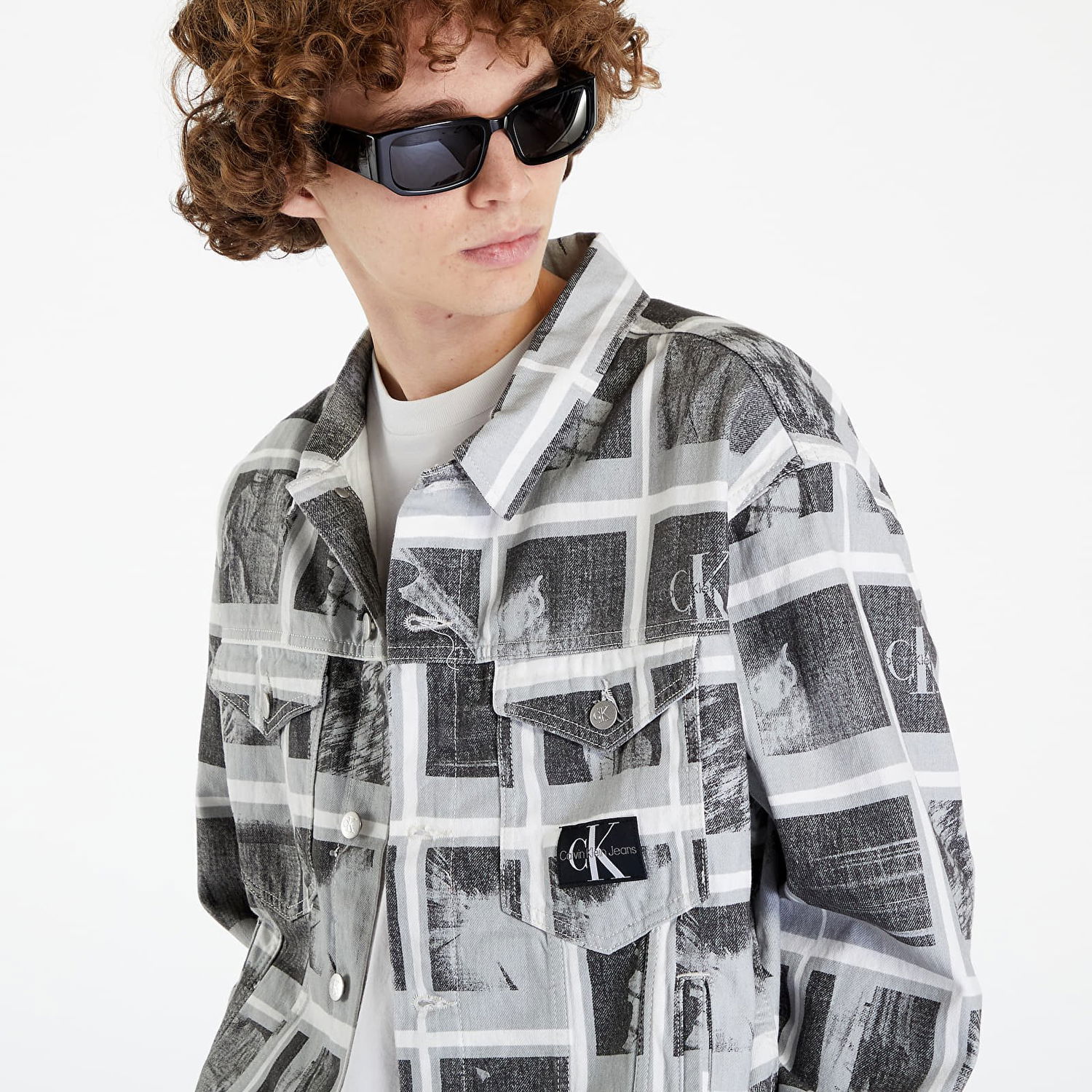 Košeľa CALVIN KLEIN Jeans Genderless Denim Jacket Rôznofarebný | J30J321270 1AA, 0