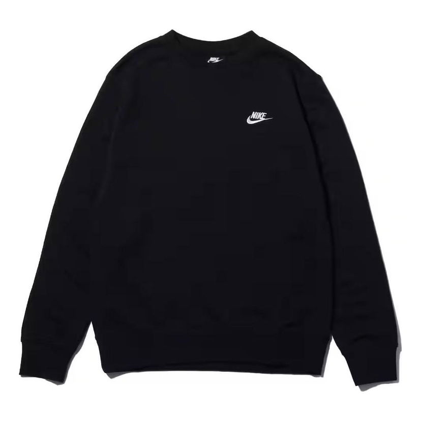 Sveter Nike Men's Sportswear Club Crewneck Sweatshirt Čierna | BV2667-010