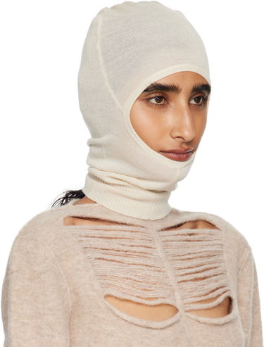Klobúk Rick Owens Rick Owens Concordians Skull Balaclava Biela | RP02E4478 M, 1