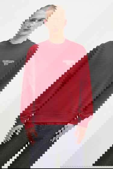 Mikina Carhartt WIP Alumni Plain Cotton Sweatshirt Červená | I035190.H8XX, 0