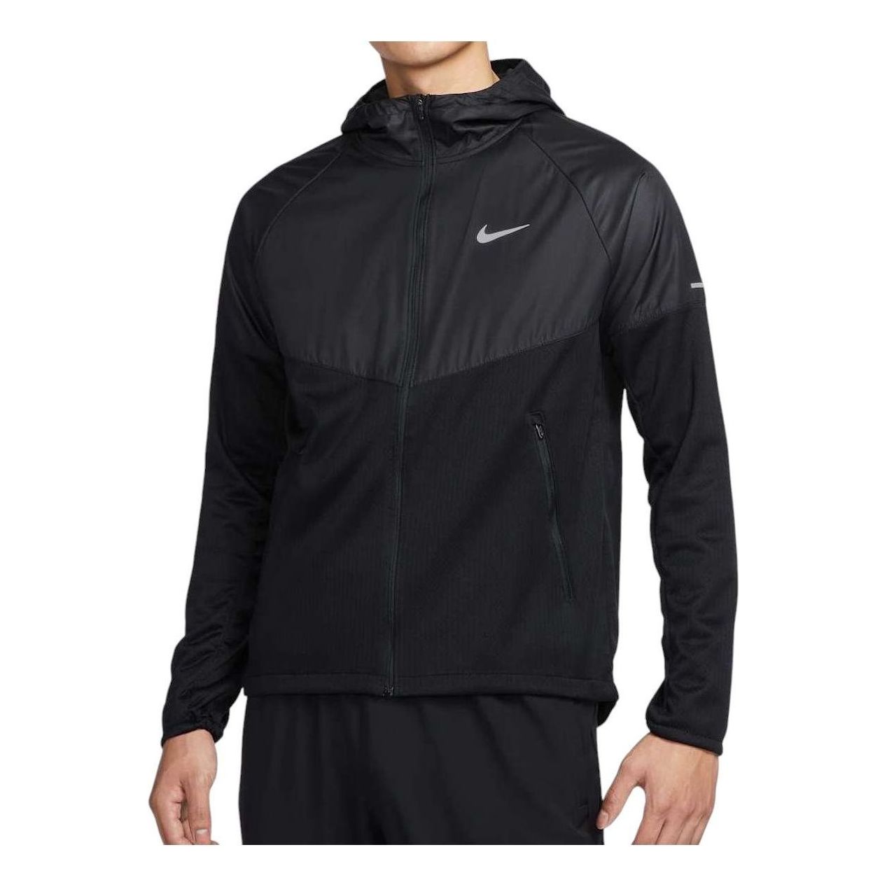 Mikina Nike Men's Running Jacket Čierna | FZ1112-010, 0