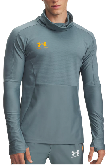 Tričko Under Armour Challenger Pro Winter Long-Sleeve Performance Top with Cowl Neck Modrá | 6005130-587, 0