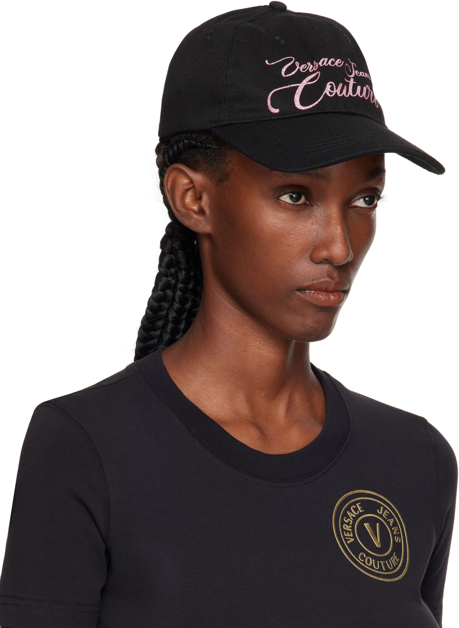Šiltovka Versace Versace Jeans Couture Logo Baseball Cap Čierna | E79VAZK34_EZG391, 1