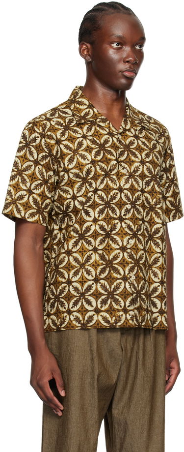 Košeľa Universal Works Universal Works Camp Shirt Hnedá | P3058, 1