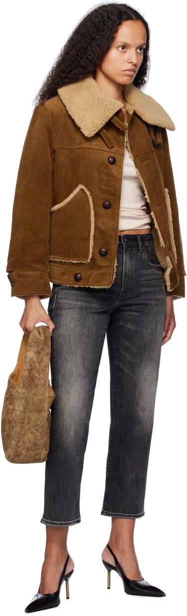 Džínsy R13 R13 Romeo Crop Jeans Čierna | R13WD103-D248A, 3
