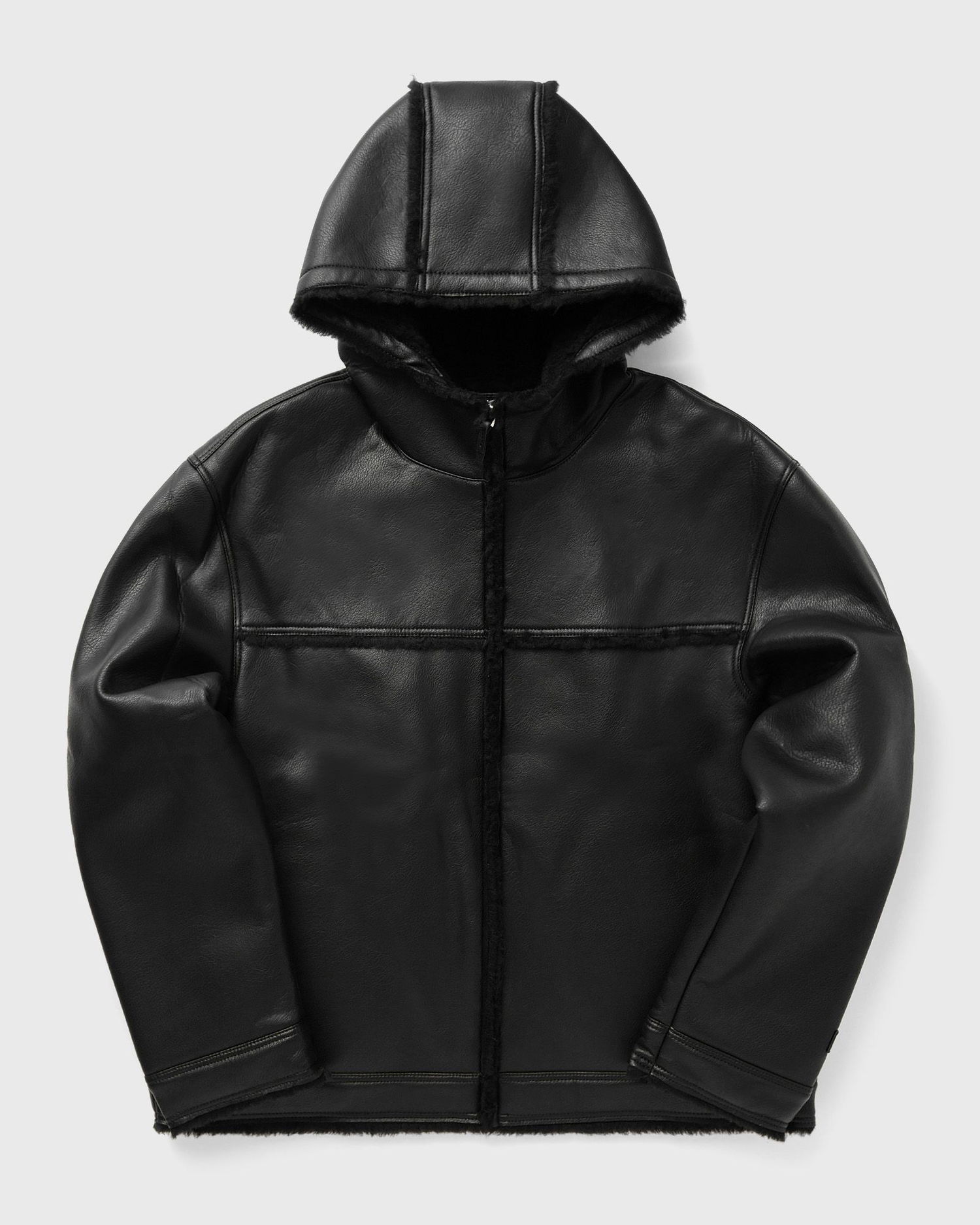 Bunda Arte Antwerp Shearling Windbreaker Jacket Čierna | AW24-063J-BLACK, 0