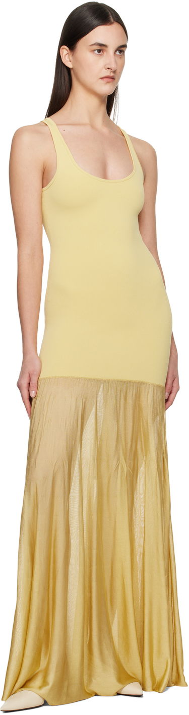 Šaty TOTEME TOTÊME Tank Maxi Dress Žltá | 251-WRD0180-YA0138, 3