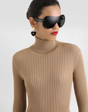 Sveter Dolce & Gabbana Dolce & Gabbana Wool Turtleneck Pullover Hnedá | FXW34TJDVDCM2366, 3