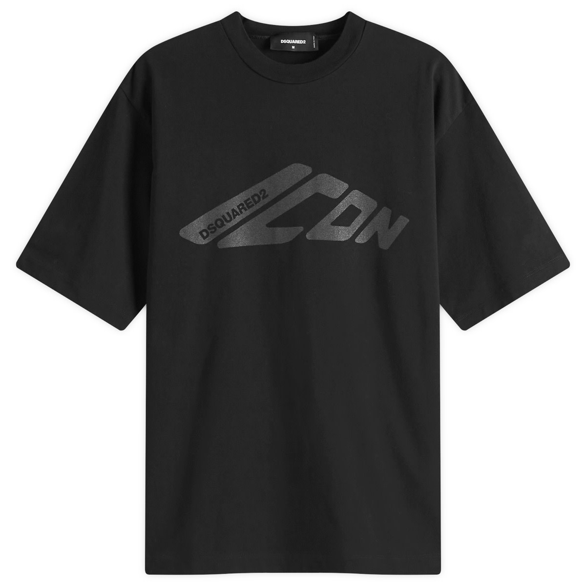 Tričko DSQUARED2 ICON Loose Fit T-Shirt, Size Large Čierna | S79GC0107-S24583-900, 1