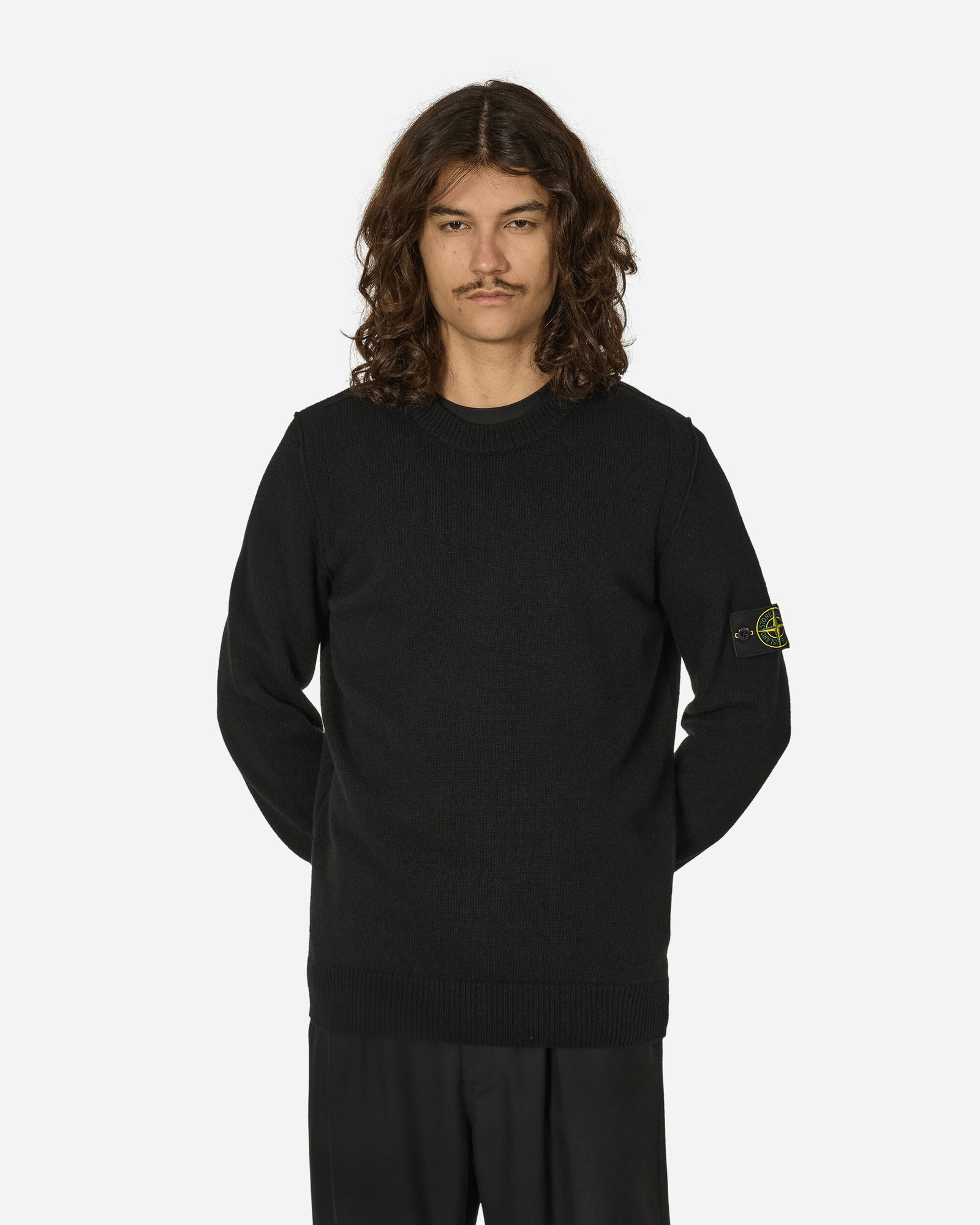 Wool Crewneck Sweater Black