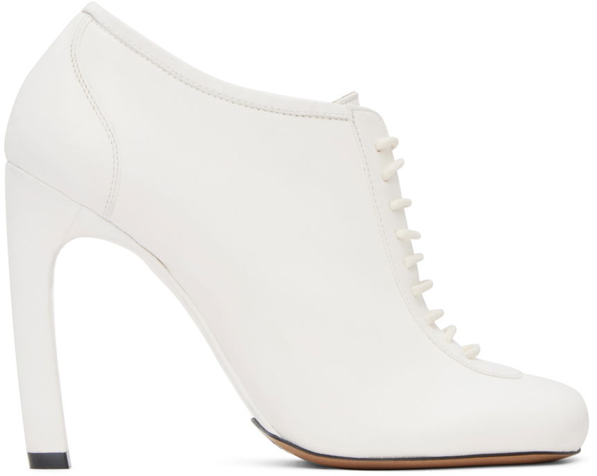 Dries Van Noten Lace-Up Low Ankle Heels
