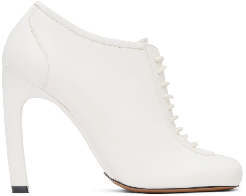 Tenisky a topánky Dries Van Noten Dries Van Noten Lace-Up Low Ankle Heels Biela | 0020 DD396