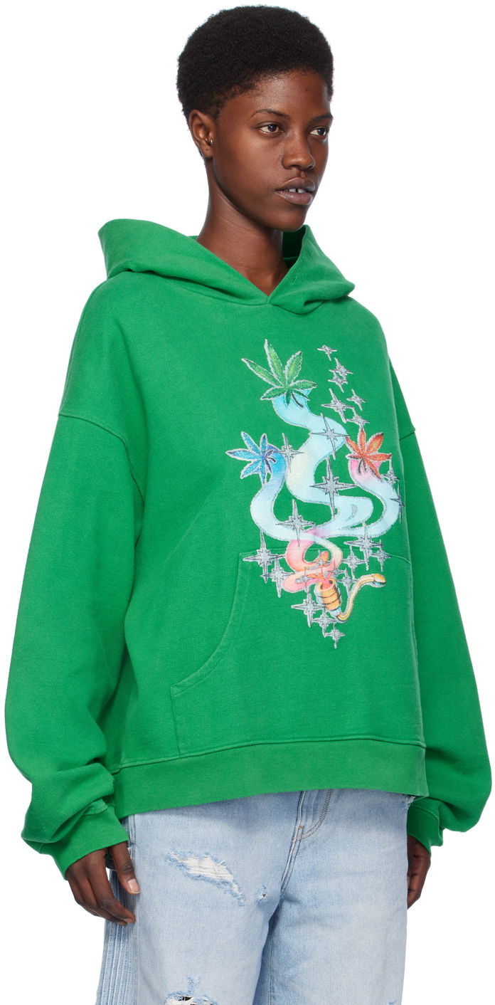 Mikina ERL ERL Graphic Hoodie Zelené | ERL07T025, 1