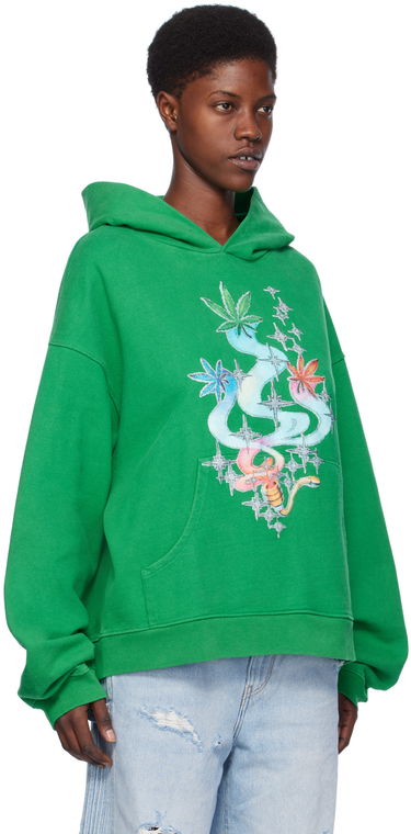 Mikina ERL ERL Graphic Hoodie Zelené | ERL07T025, 1