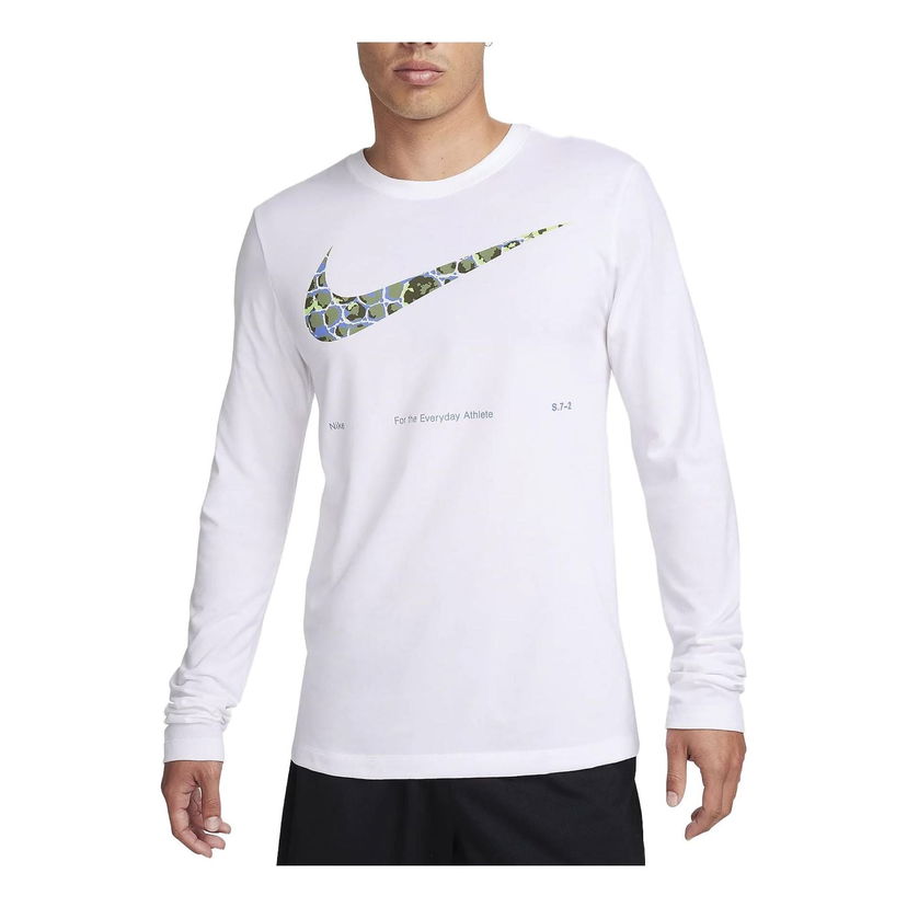 Tričko Nike Dri-FIT Long Sleeve Training T-Shirt Biela | FN0836-100