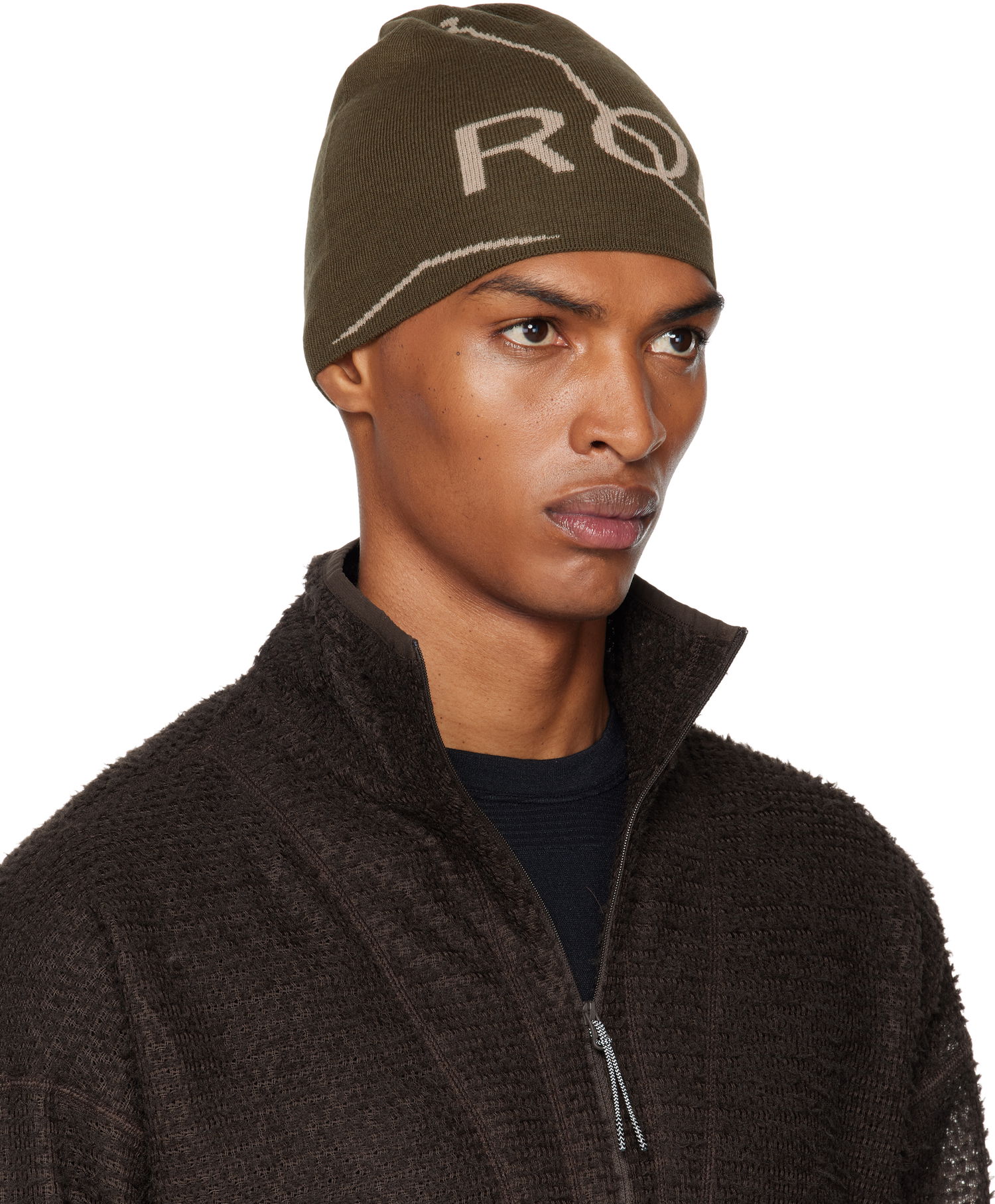 Kulicha ROA Logo Beanie Zelené | RBUW288YA12, 1