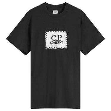 Tričko C.P. Company C.P. Company 30/1 Logo Label T-Shirt, Size Large Čierna | 18CMTS029A-005100W-999, 1