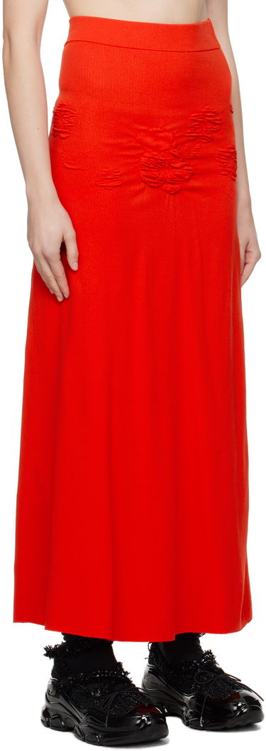 Sukňa Cecilie Bahnsen Cecilie Bahnsen Villa Midi Skirt Červená | 1.24KNI56004 VILLA SKIRT, 1