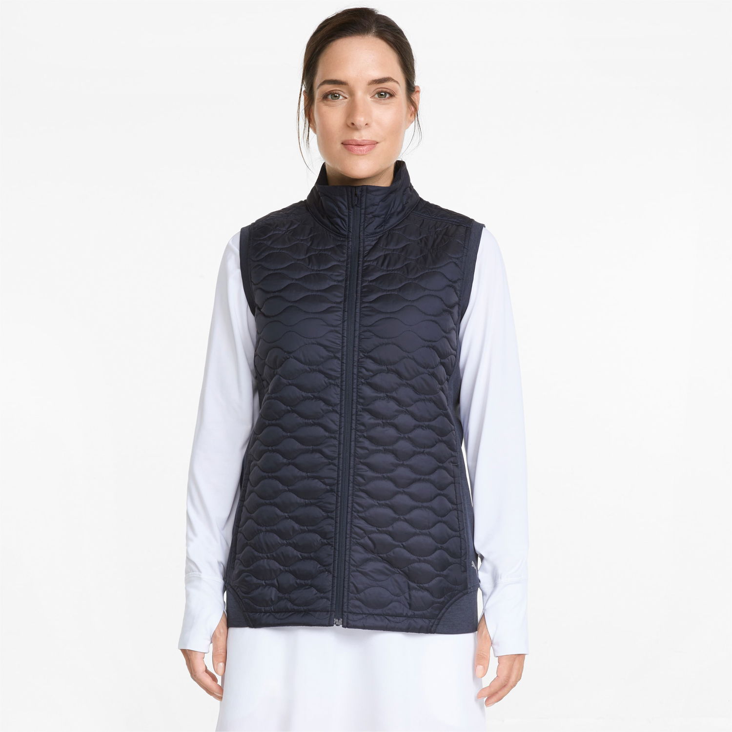 Vesta Puma Cloudspun WRMLBL Golf Vest Čierna | 531233_02, 1