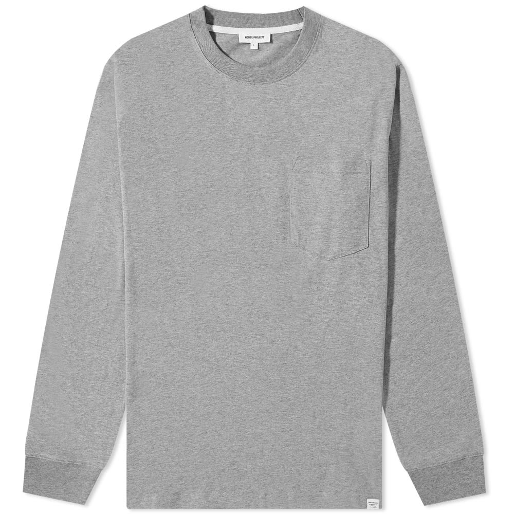 Tričko NORSE PROJECTS Johannes Standard Pocket Tee Šedá | N10-0205-1026, 0