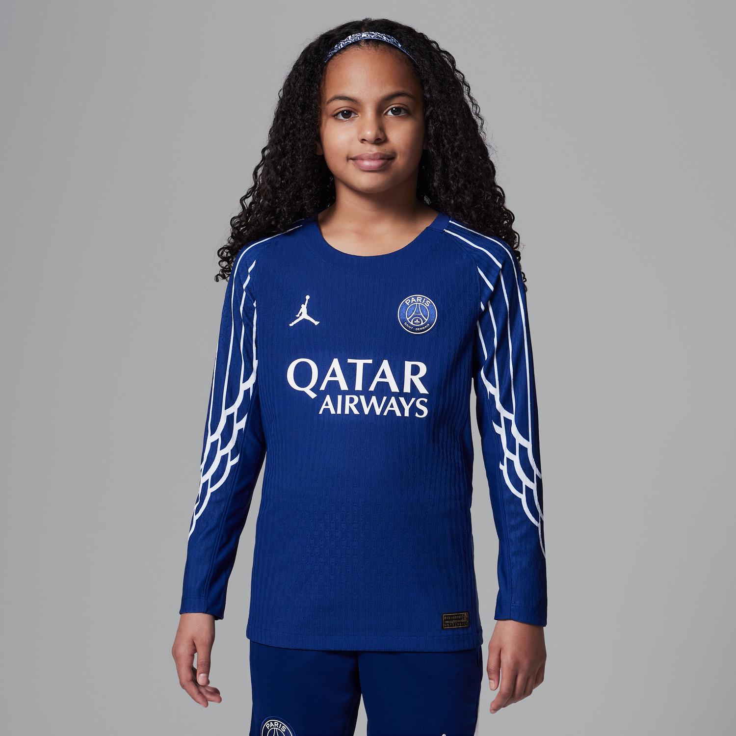 Dres Jordan Jordan Dri-FIT ADV Paris Saint-Germain Match 2024/25 Long Sleeve Soccer Jersey Modrá | HJ7333-494, 0
