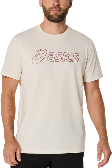 Tričko Asics Big Logo Graphic Short Sleeve T-Shirt Béžová | 2031e188-201, 0