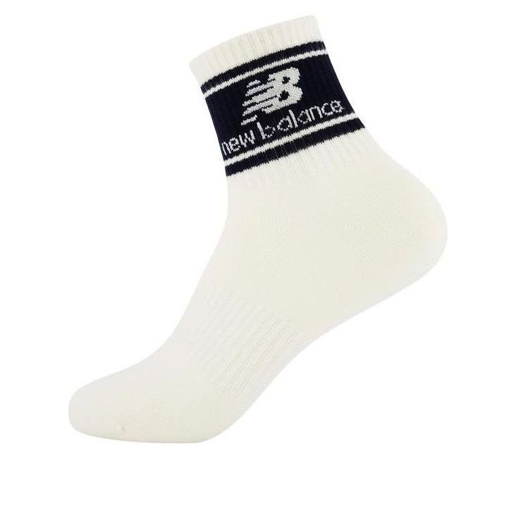 Ponožky New Balance Logo Quarter Socks Biela | LAS34409-WT