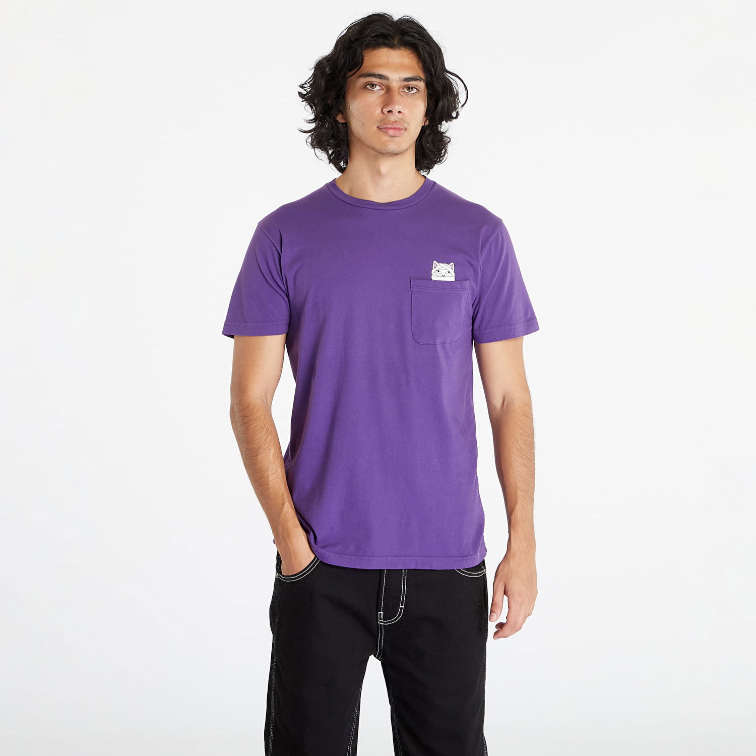 Tričko RIPNDIP Mummy Nermal Pocket Tee Fialová | RND10254, 0