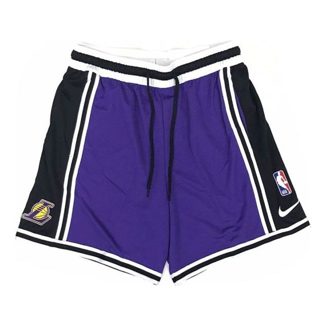 Šortky Nike Los Angeles Lakers Basketball Shorts Fialová | DB0660-504