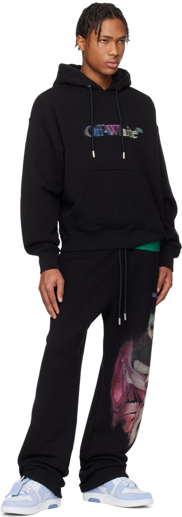 Mikina Off-White Off-White S. Matthew Hoodie Čierna | OMBB085S25FLE00V1084, 3