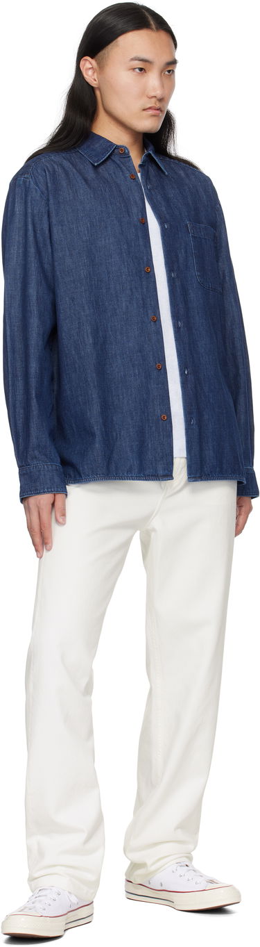 Košeľa A.P.C. Denim Shirt Modrá | COGXF-H12553, 3