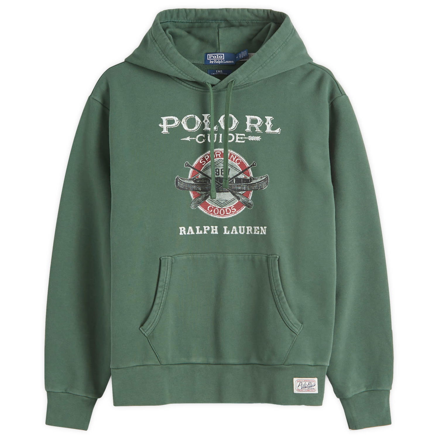 Mikina Polo by Ralph Lauren END. x Dry Goods Hoodie Zelené | 710945115001, 0