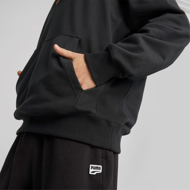 Mikina Puma Puma DOWNTOWN Logo Hoody Čierna | 538245-001, 2