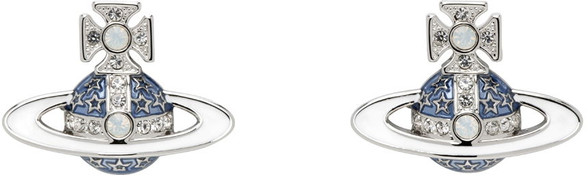 Náušnice Vivienne Westwood Exclusive Roxanne Earrings Šedá | 6201032Q-02P539-, 0